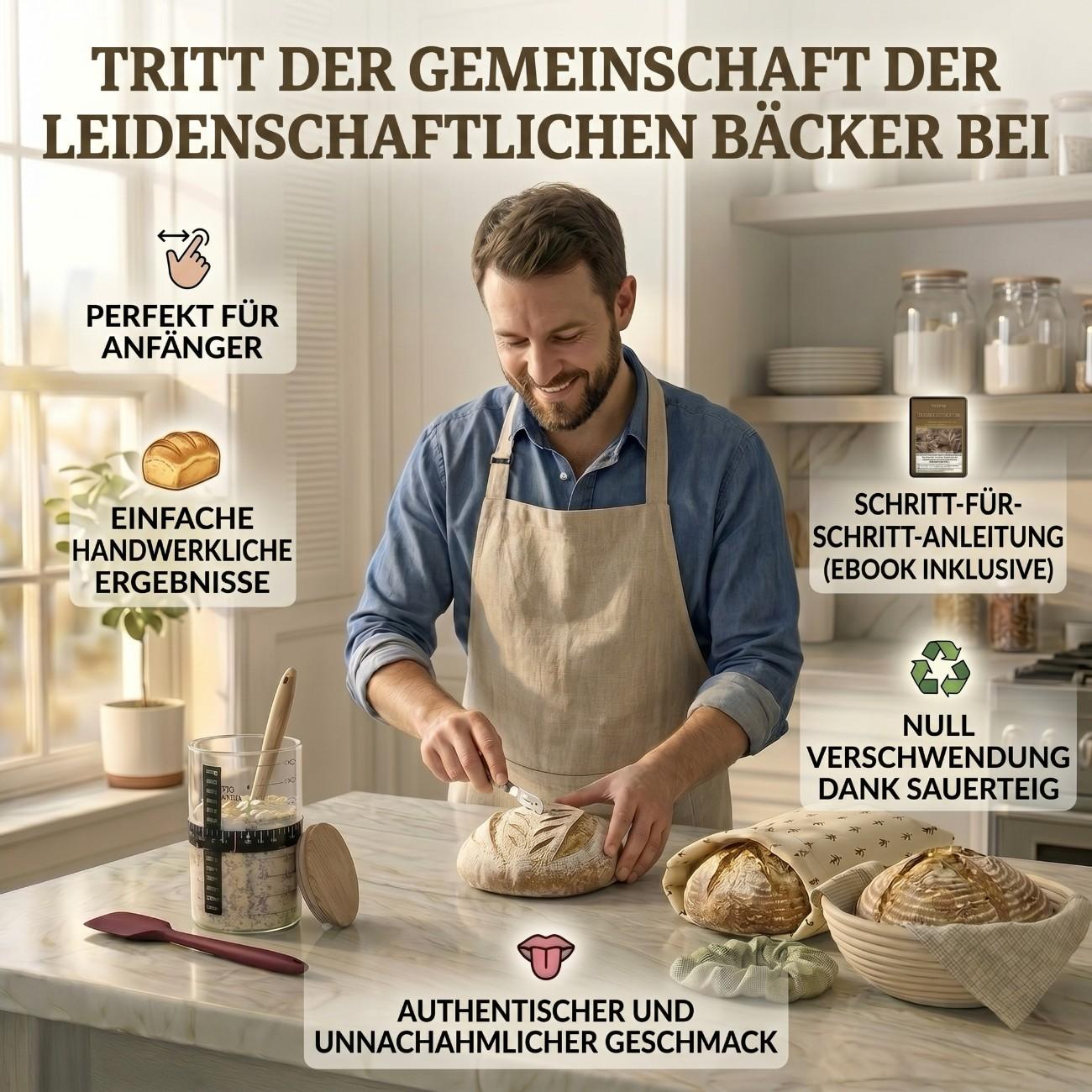 Komplettes Sauerteigkit für Zuhause