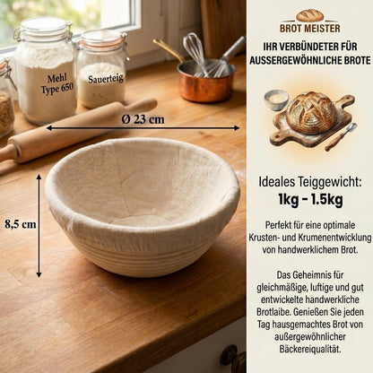 Gärkorb aus Naturrattan